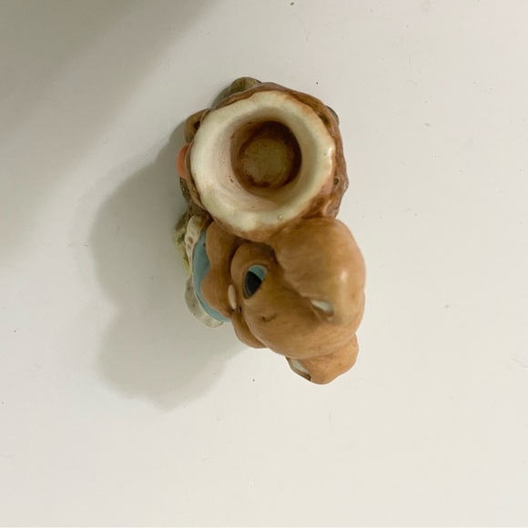 Vintage Woodlander Tinker Ware Stoneware Sally Bunny Rabbit Figurine - Picture 5 of 11